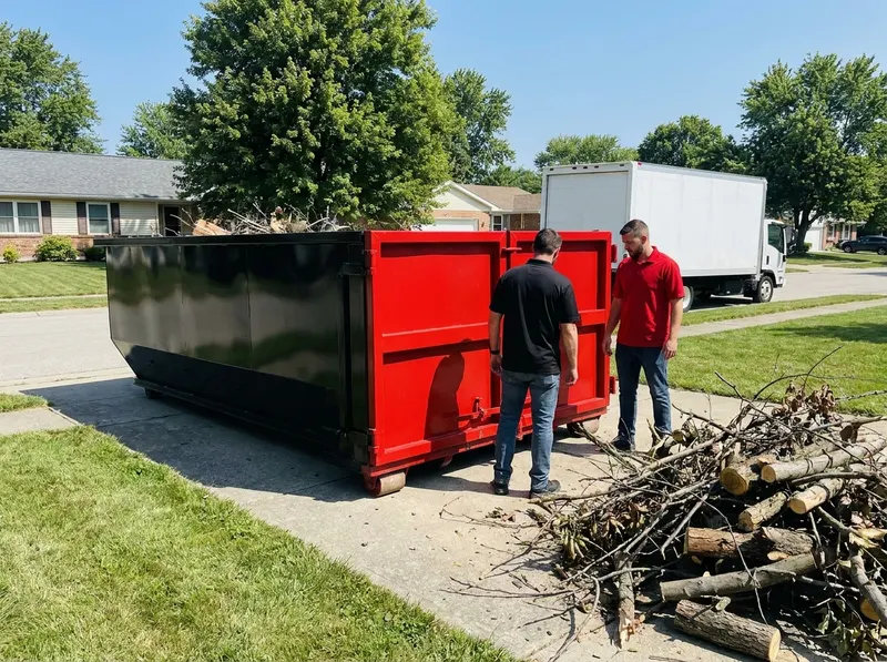 Yard Waste and Wood Dumpster in Hamilton, OH